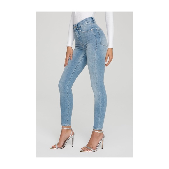 GOOD AMERICAN GOOD WAIST SKINNY JEANS High Waist Flat Tummy SIZE 4 - Picture 4 of 8